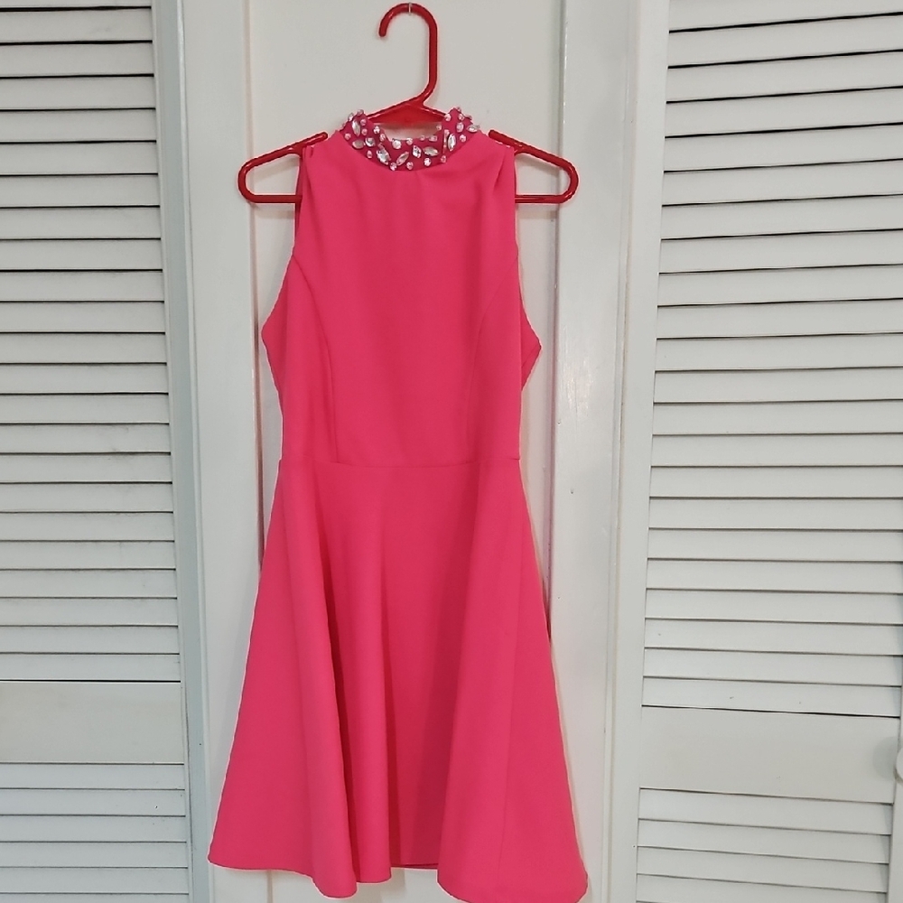 Honey and Rosie Child's Bright Pink Dress
